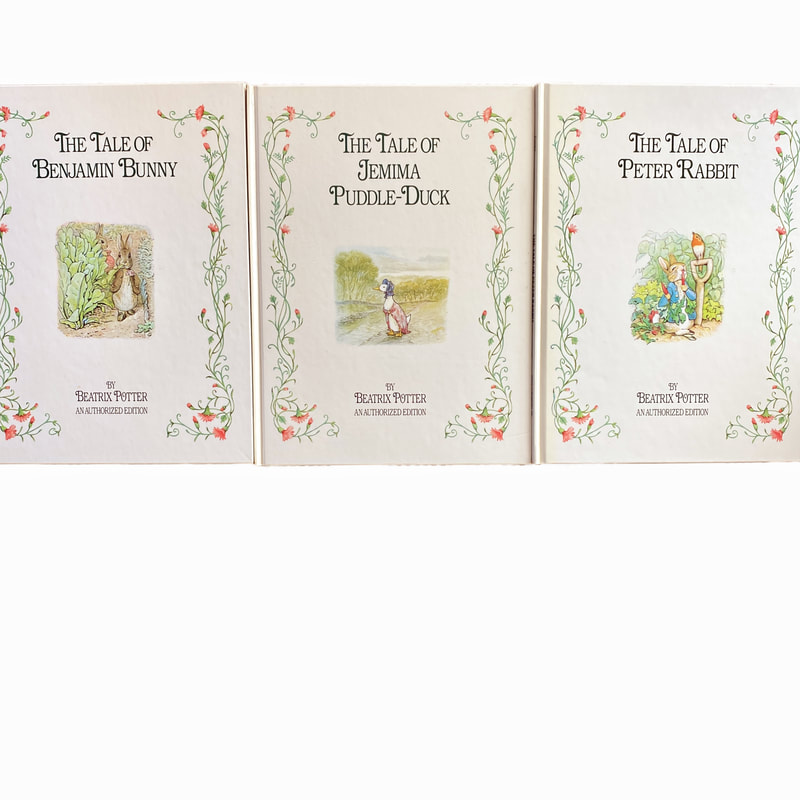 Set of (3) Beatrix Potter hardcover books.  The books are about 9" x 12".  All (3) for $8